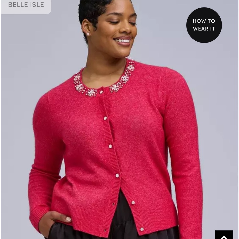 Torrid NWT size 2 (18/20) Women's Pink Sweater
